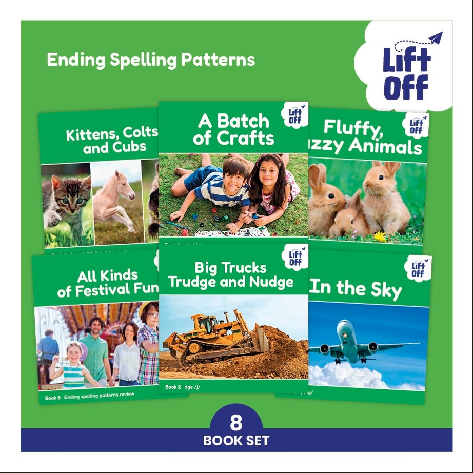 Lift Off Readers Ending Spelling Patterns
